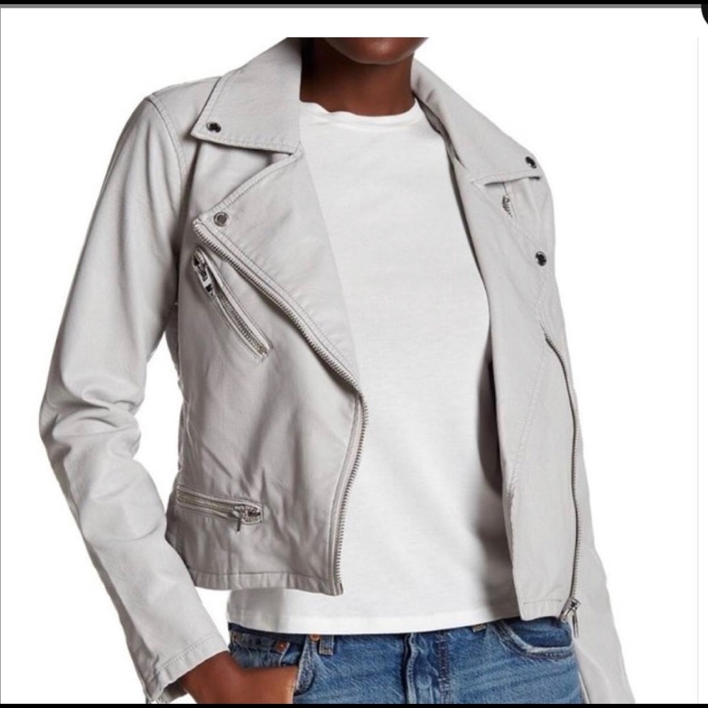 Blank NYC Faux Leather Moto Jacket
